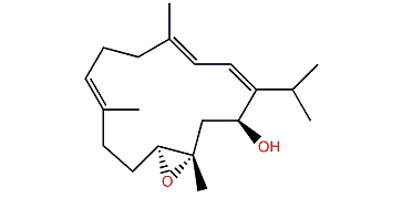 11,12-Epoxysarcophytol A